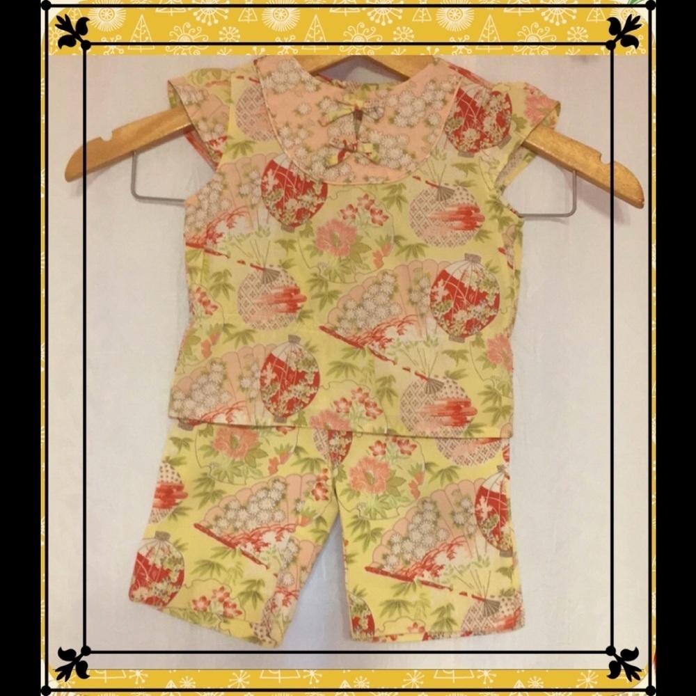 🌸Janie and jack (6to12months) yellow floral set GUC🌸